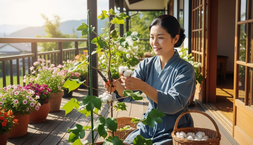 綿栽培はベランダでもできる？