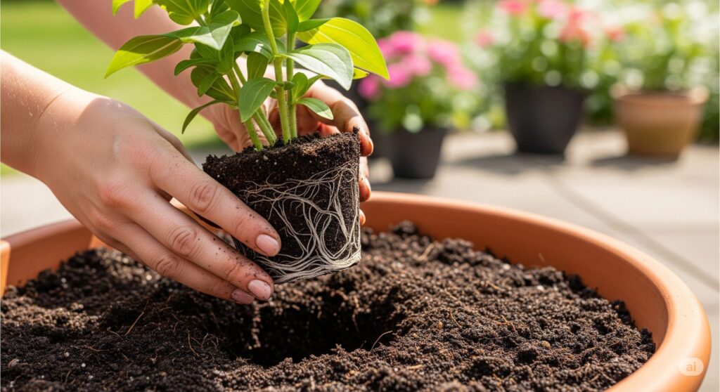 苗の植え付けとプランターの土選び