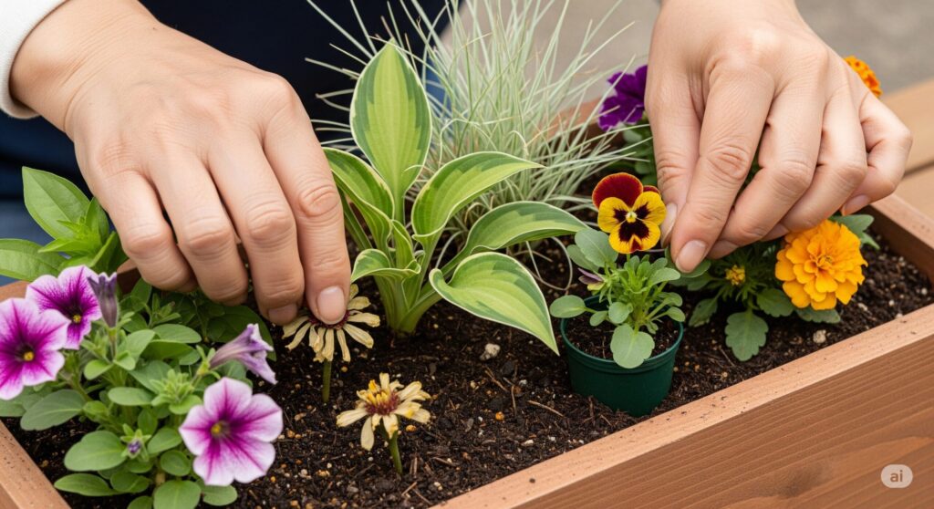 一年草と多年草は一緒に植えられるか？