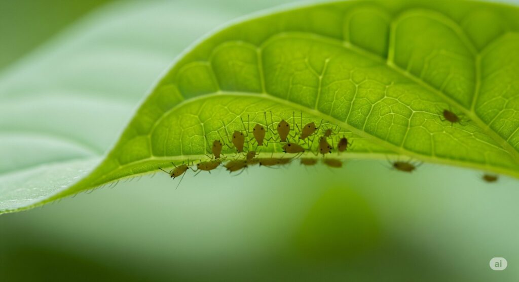 注意したいアブラムシなどの病害虫