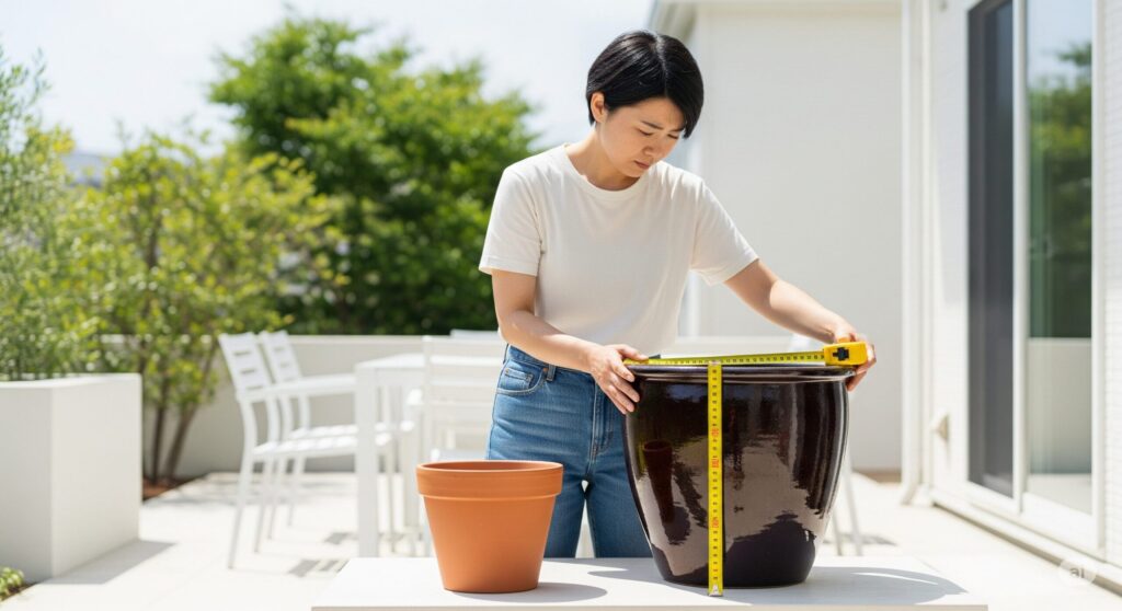 プランターの深さや鉢植えのサイズ選び