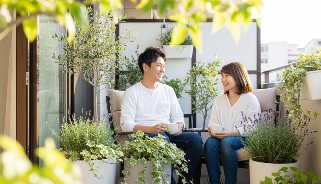 お気に入りの暑さ寒さに強い植物を屋外プランターで