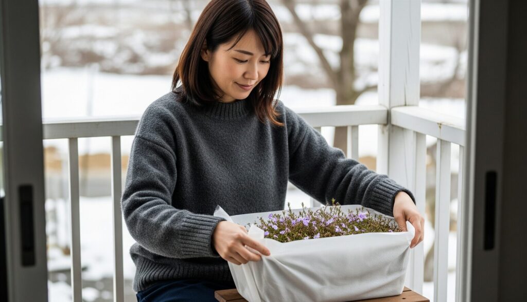 プランターでの冬越しと注意点