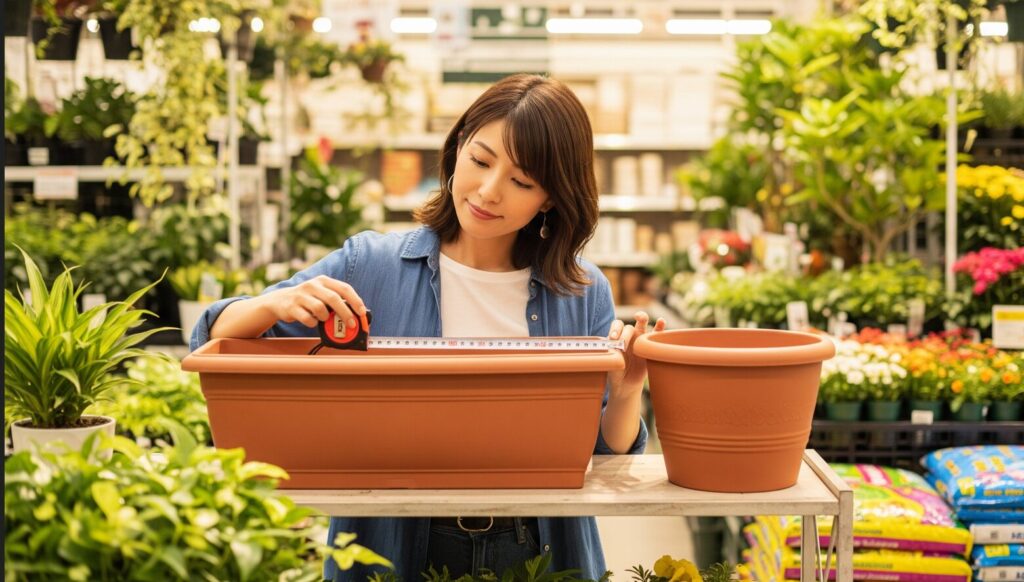 プランター選びのコツ｜大きさと深さはどのくらい？