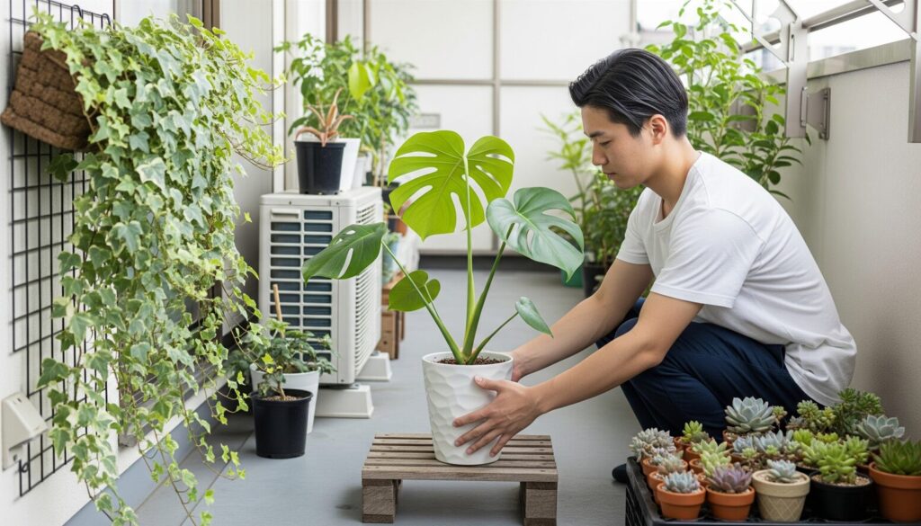 ベランダで観葉植物を育てる注意点