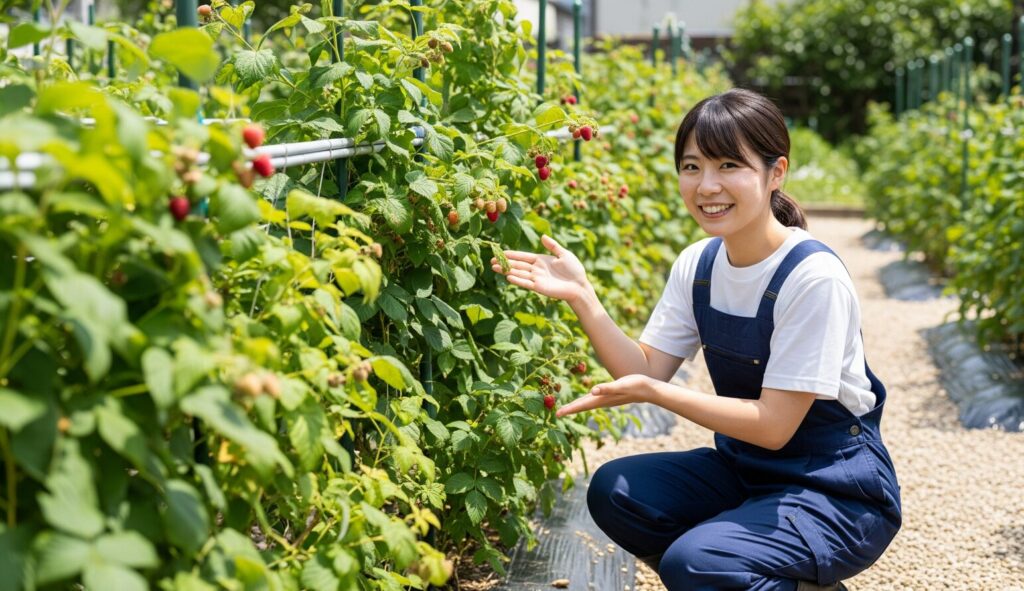 ラズベリー栽培の難易度は低い？