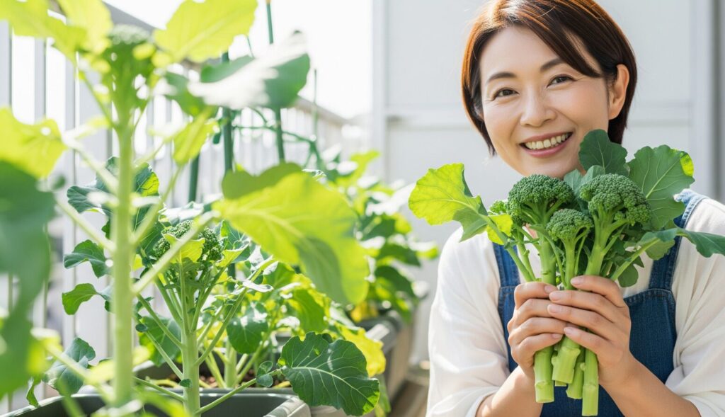 収穫はどこから？わき芽を楽しむ