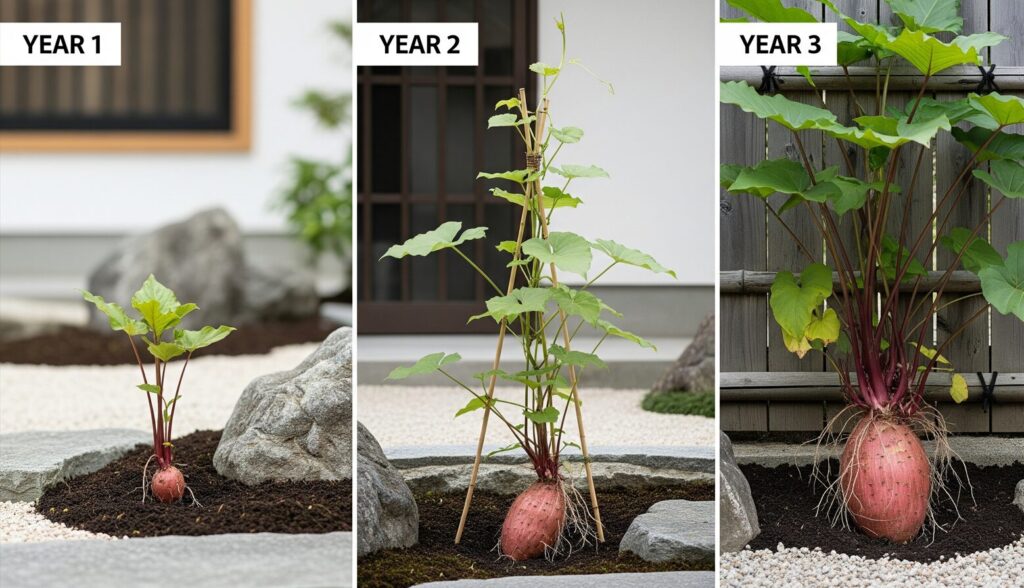山芋になるまで何年かかりますか？