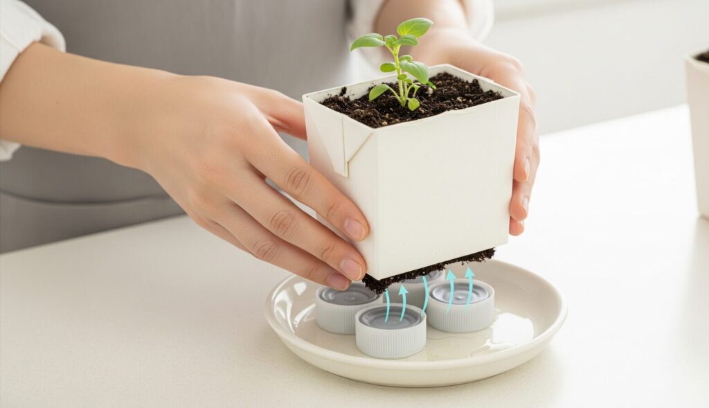 水はけを良くする穴の開け方のコツ