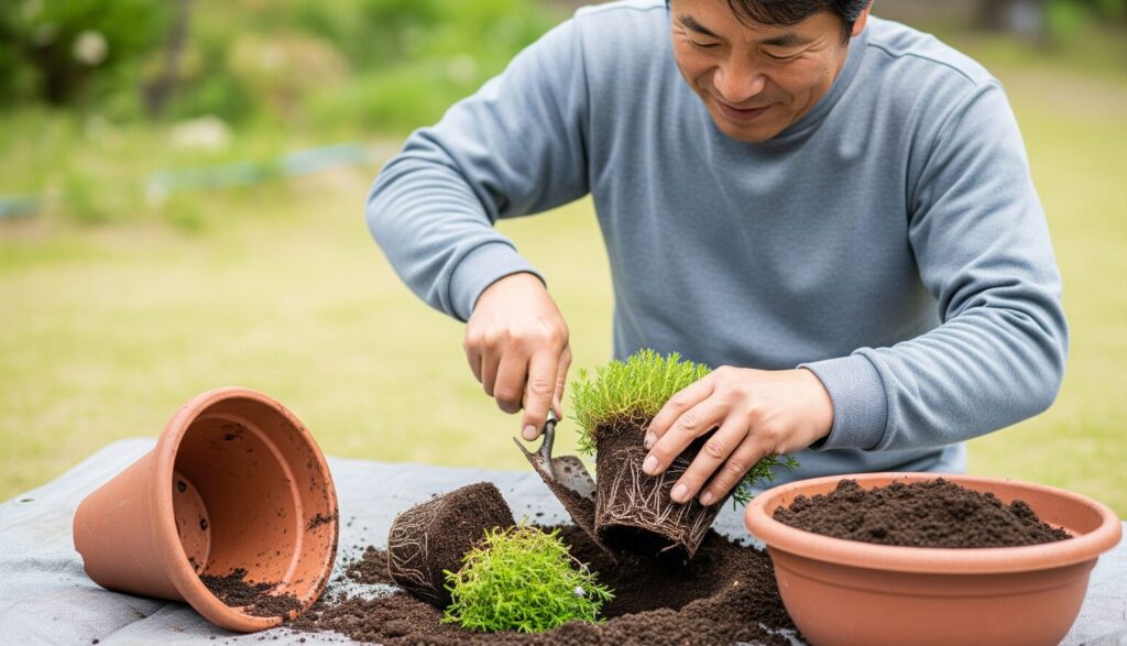 芝桜の植え替え｜時期と方法