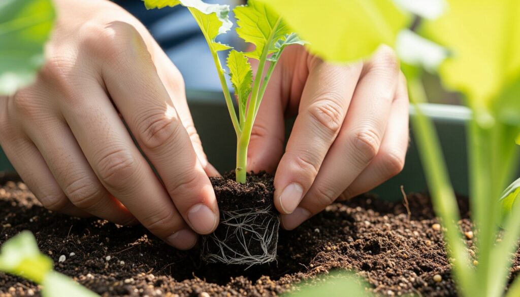 苗の植え付け時期と正しい植え方