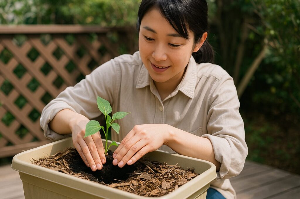 菌が増えた後の苗の植え付け方法