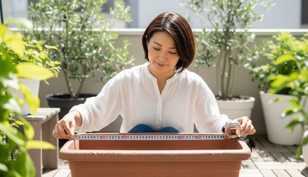 里芋栽培に適したプランターの大きさ