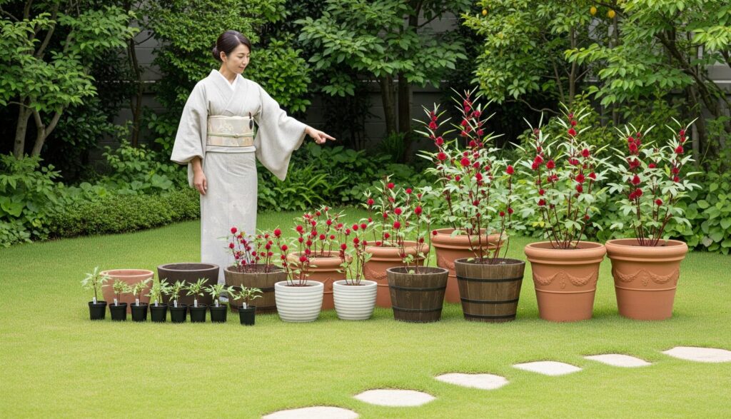 鉢植えで使う鉢の大きさは？