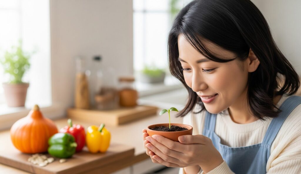 食べた種から育てる野菜の基礎知識