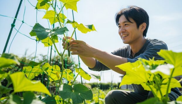 きゅうりは何本仕立てが基本ですか？