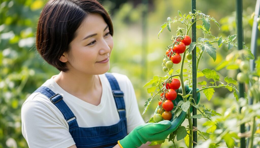 ポイントを押さえミニトマトを7月に植える挑戦