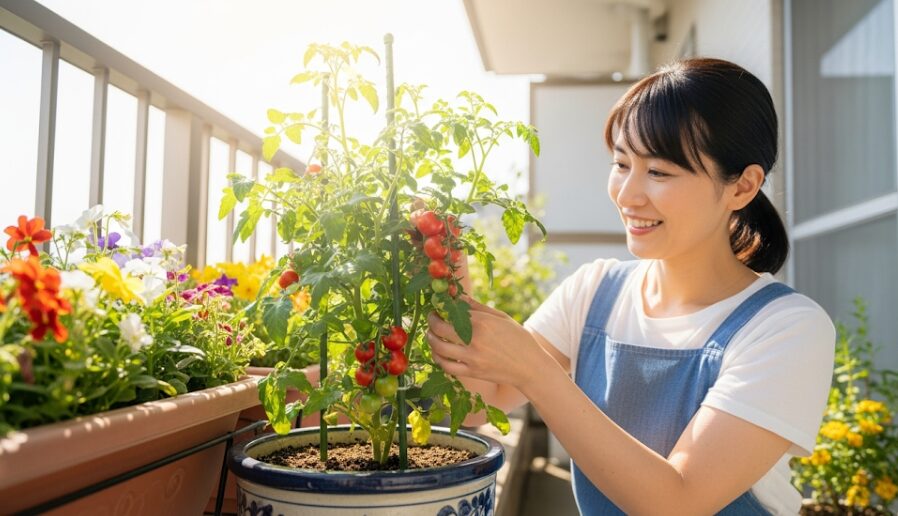 ミニトマト矮性栽培のコツと注意点