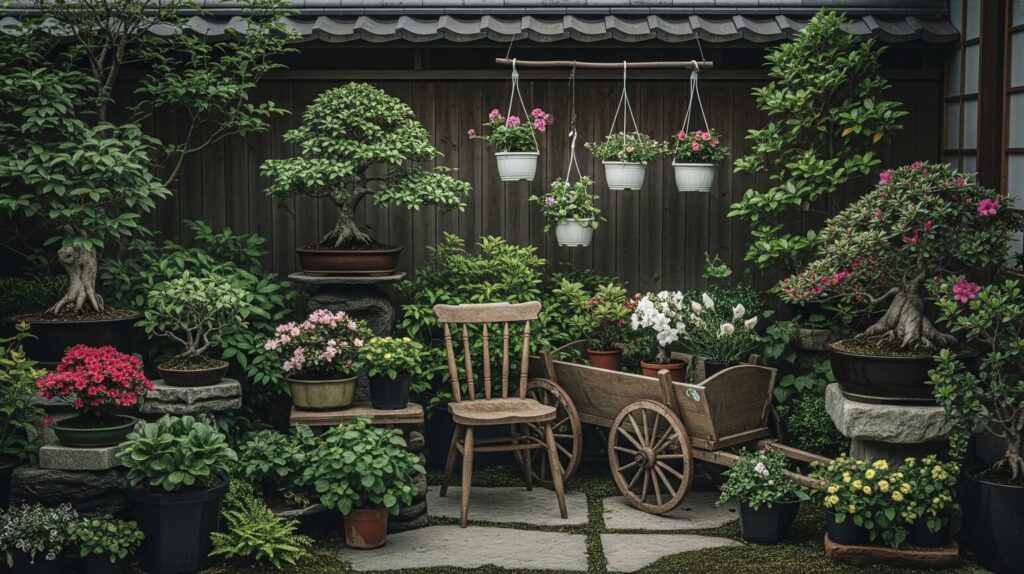 庭の鉢植えをおしゃれに見せるには