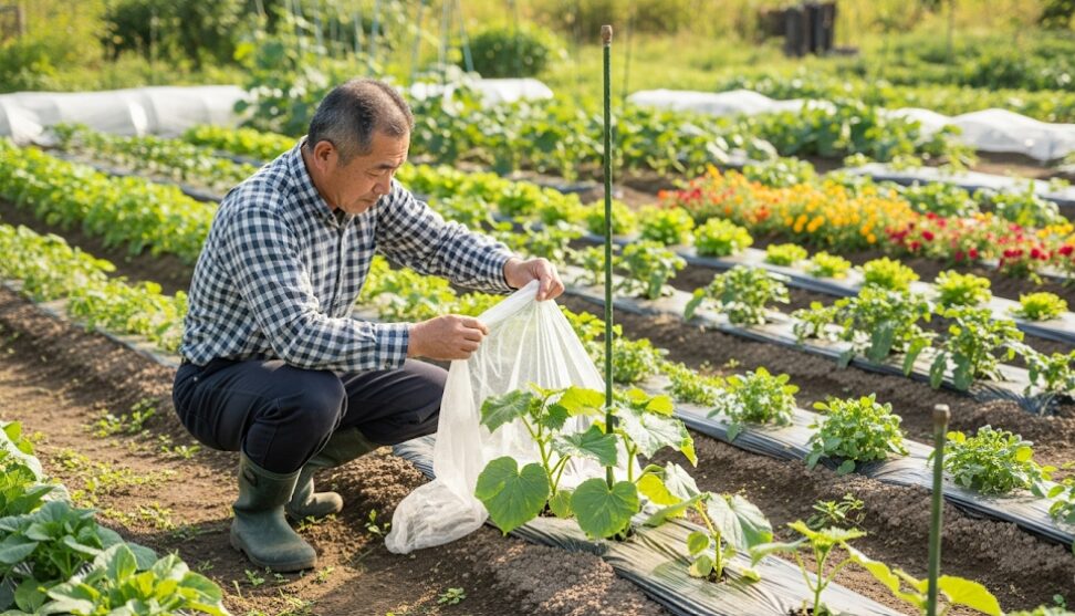 苗を守るあんどんはいつまで必要？