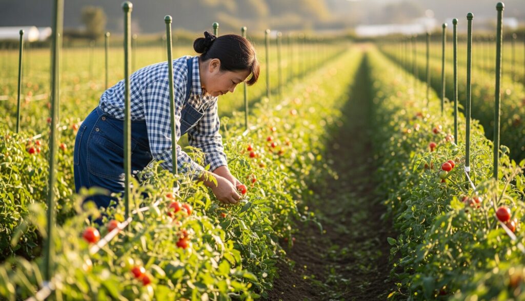 遅植え野菜としてのミニトマト栽培